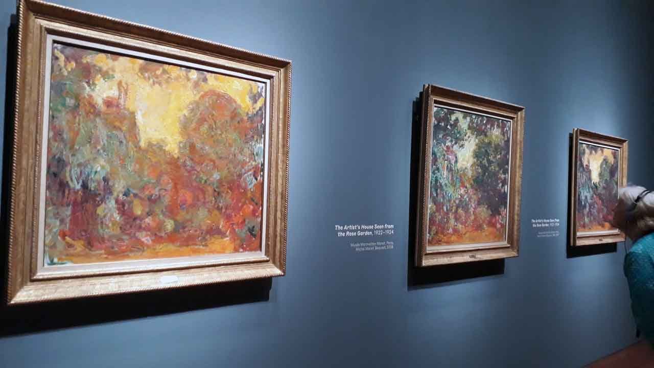 Claude Monet im de Young Museum in San Francisco 