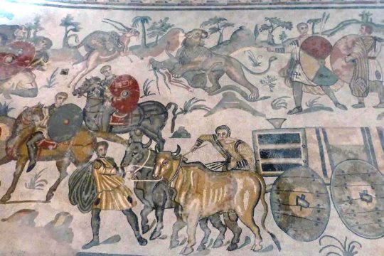 Römische Mosaiken in der Villa Romana del Casale