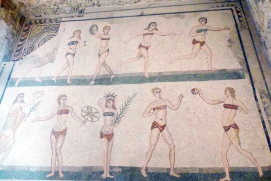 Römische Mosaiken in der Villa Romana del Casale