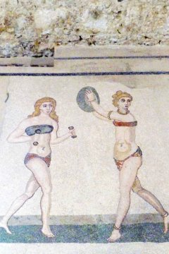 Römische Mosaiken in der Villa Romana del Casale
