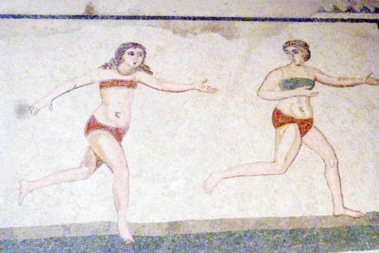 Römische Mosaiken in der Villa Romana del Casale