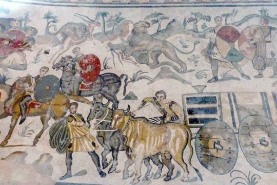 Römische Mosaiken in der Villa Romana del Casale