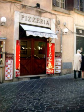 Pizzeria an der Piazza della  Rotonda
