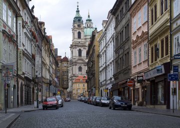 Prag, Kleinseite mit St.-Nicolas-Kirche
