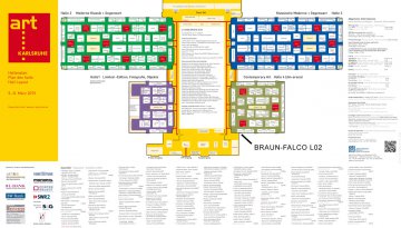 ART Karlsruhe, Standplan
