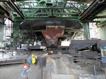 Henrichshütte in Hattingen - Hochofenboden