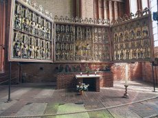 Hauptaltar - St. Nikolaikirche Wismar - Mecklenburg-Vorpommern - Deutschlan