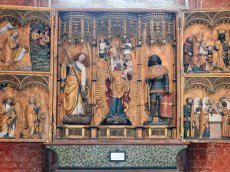 Krämeraltar - St. Nikolaikirche Wismar - Mecklenburg-Vorpommern - Deutschlan