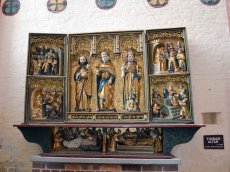 Thomasaltar - St. Nikolaikirche Wismar - Mecklenburg-Vorpommern - Deutschlan