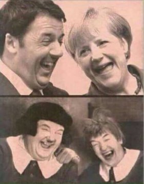 Angela Merkel - Laurel and Hardy