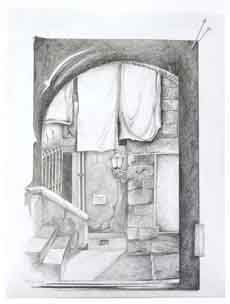 Torsten Paul - Zeichnungen - Pittigliano