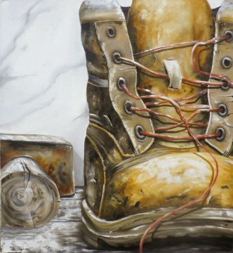 Torsten Paul - Malerei - Arbeitsschuh