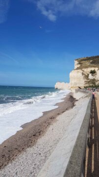 Normandie - Étretat Strandpromenade