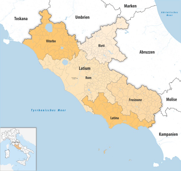 Italien - Lazio - Civita di Bag
