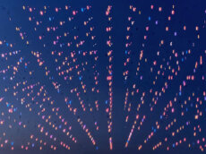 Drohnen-Feuerwerk Düsseldorf